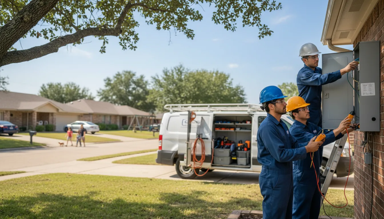 Certified electrician providing emergency electrical services in Outing, MN